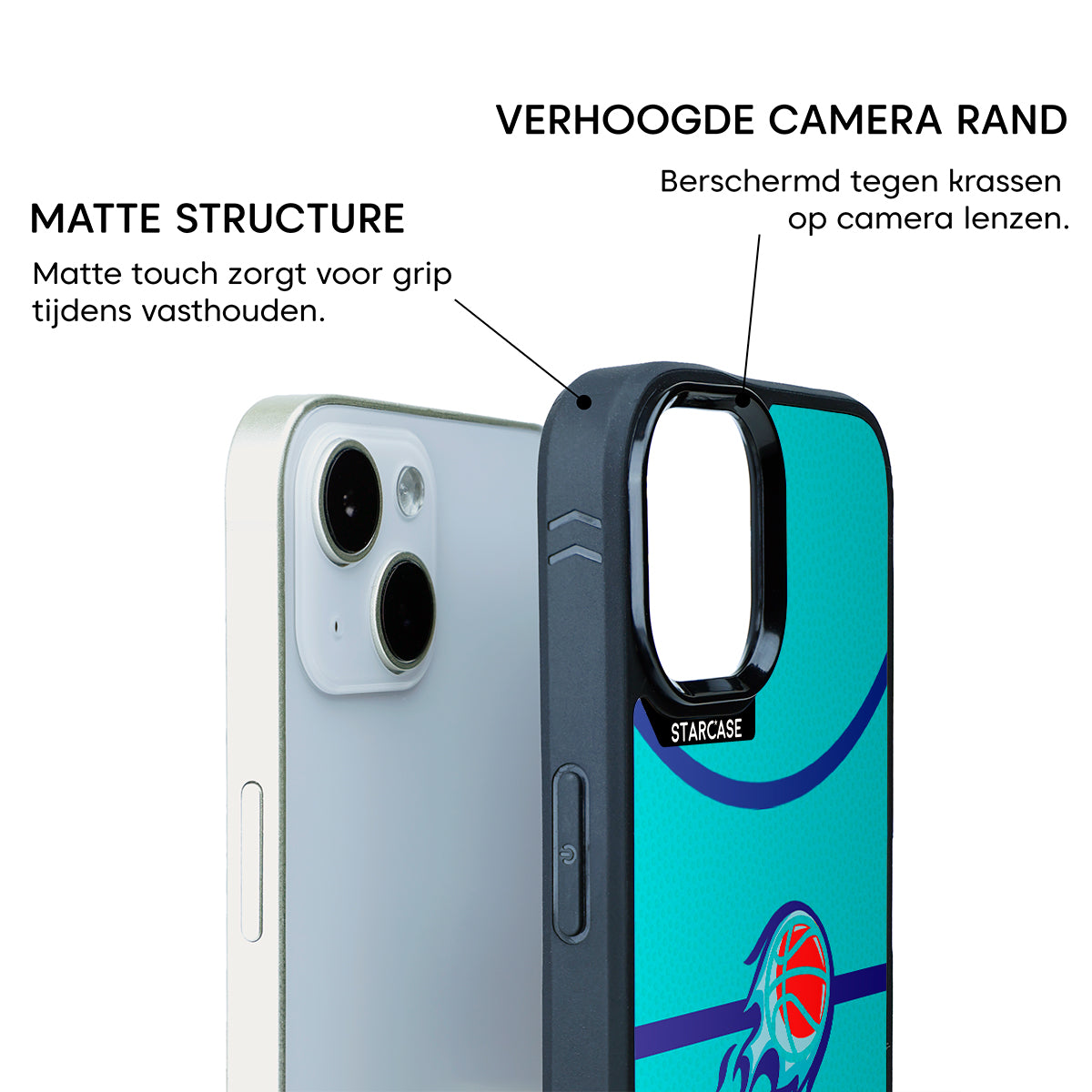 Basketball Starcase iPhone hoesje info view