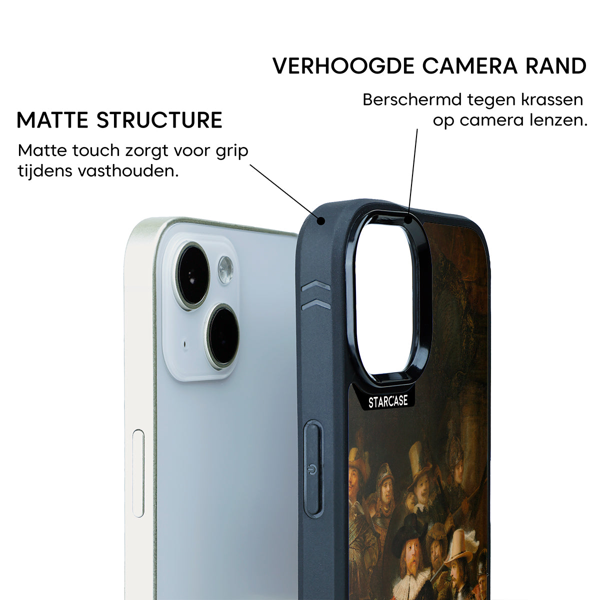 Nachtwacht Starcase iPhone hoesje info view