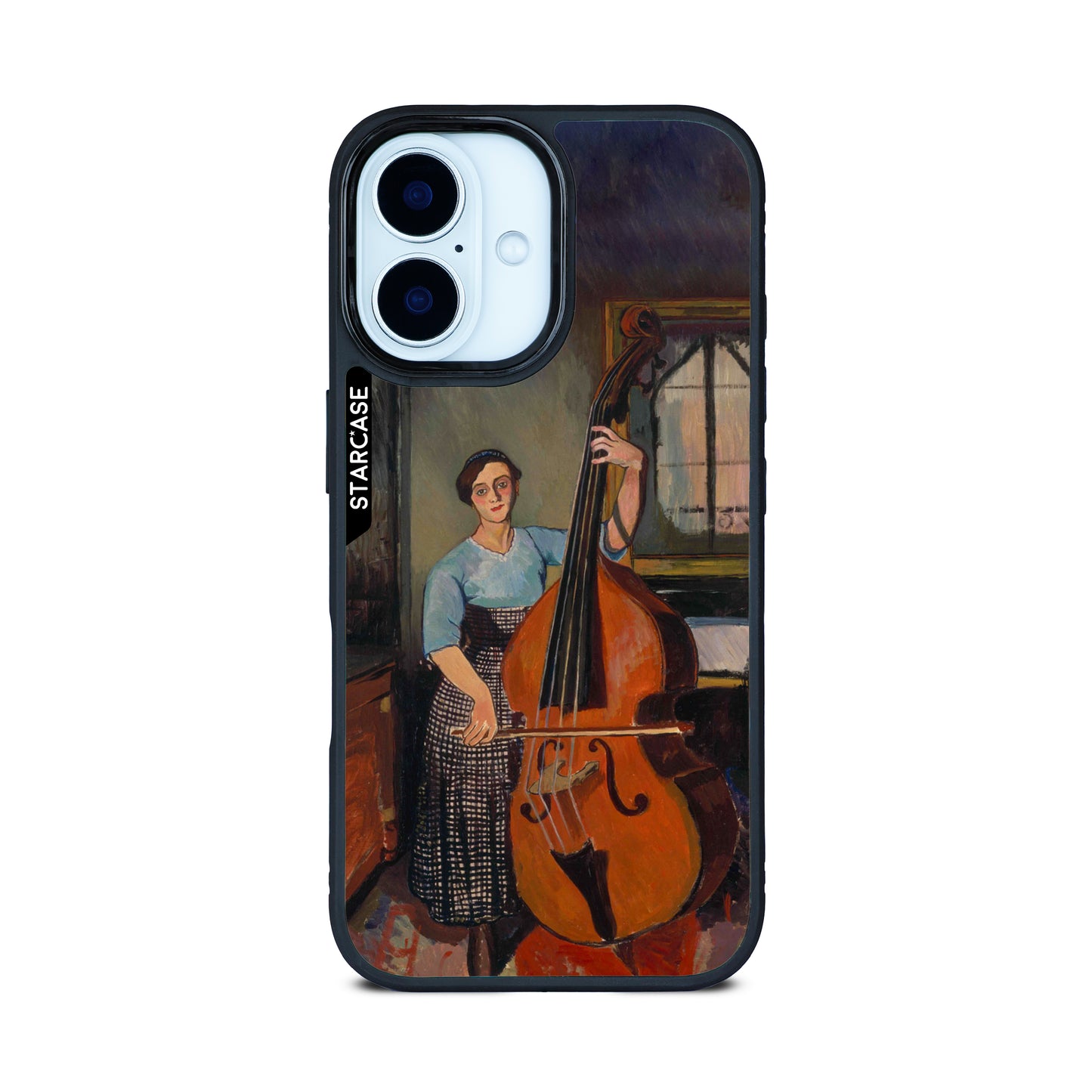 Woman with a double bass