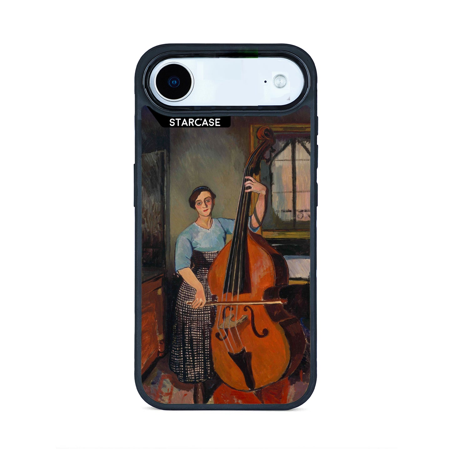 Woman with a double bass