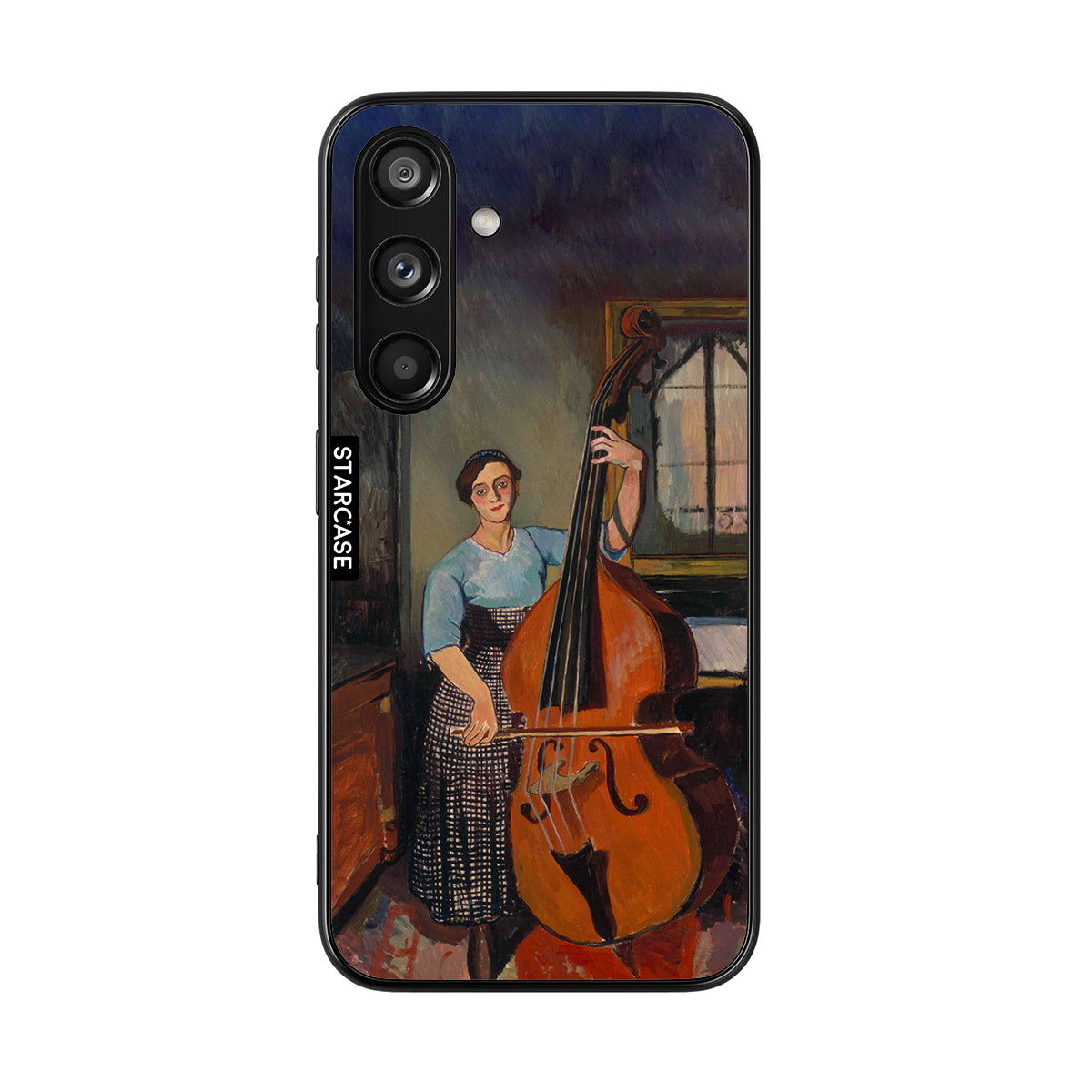 Woman with a double bass