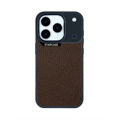 Brown Leather Print