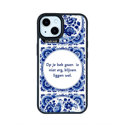 Op je bek gaan is niet erg, blijven liggen wel